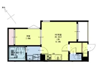 REGALEST通町【1階】の間取り