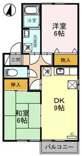 ハピネスホンゴウ A【1階】の間取り