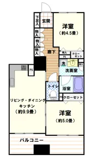 クリオ藤沢駅前【7階】の間取り