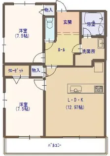 エポカ春江【3階】の間取り
