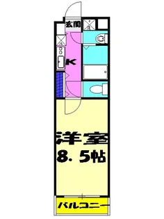 KANENARI和光前原【2階】の間取り