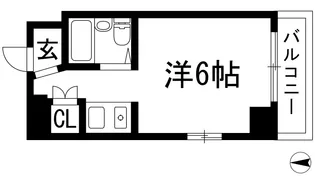 シェルプール弐番館【2階】の間取り