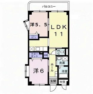 ネオハピネス【3階】の間取り