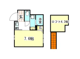 メゾン・ド・シリウス【1階】の間取り