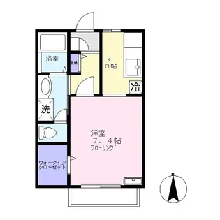 つばさハイツ【2階】の間取り