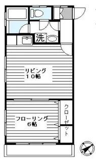 大野マンション【4階】の間取り