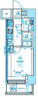 ベルシード横濱吉野町MAXIV【8階】の間取り
