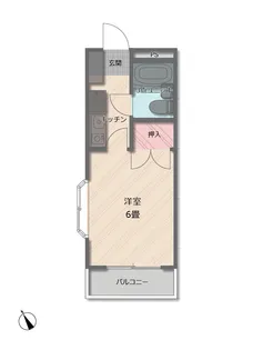 メゾン岩田【2階】の間取り