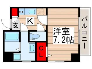 新鎌スカイタワー【4階】の間取り