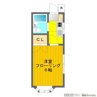 鈴木アパート【1階】の間取り