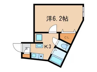 リバーサイド沼部【1階】の間取り