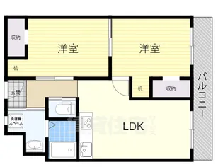 コーポみしま【4階】の間取り