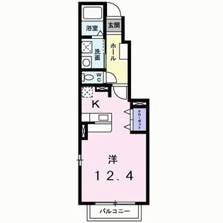 ラ フォンテーヌ【1階】の間取り