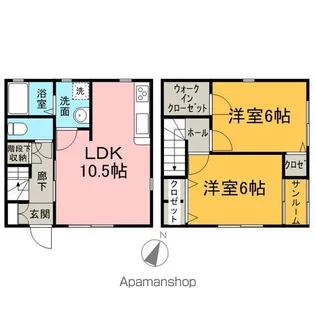 アイ・フラット【1階】の間取り