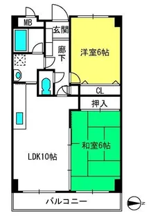 メイプルハウス【3階】の間取り