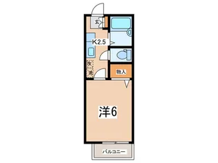 ハイツオ-クラI【1階】の間取り
