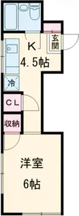 グリーンメゾン伊藤【1階】の間取り