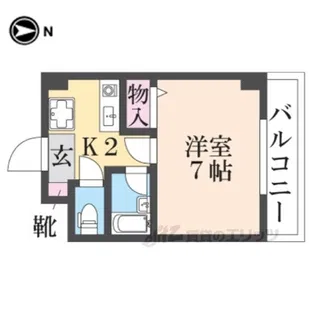 サウザンド塚口【5階】の間取り