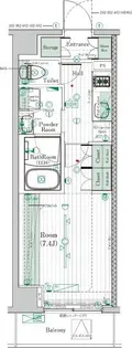 ブライズ高円寺【1階】の間取り