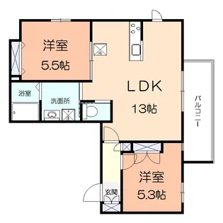 Riverain【4階】の間取り
