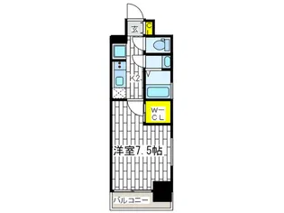 WING TERRACE MINAMIHORIE【3階】の間取り