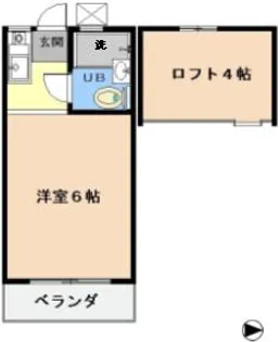 東京都江戸川区中葛西7【アパート】の間取り