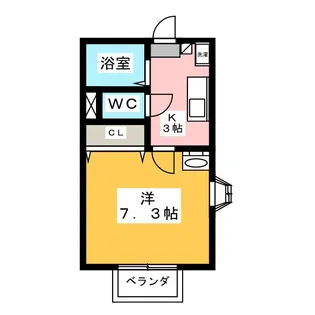 モンシャトー富士【2階】の間取り