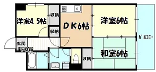 福岡県北九州市小倉北区鋳物師町【マンション】の間取り