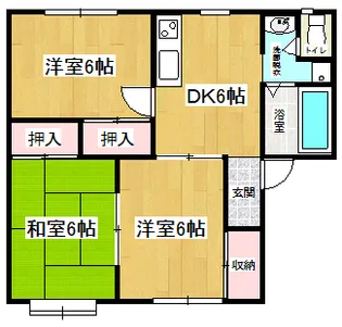エステート樹N【1階】の間取り