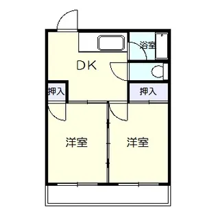 吉原マンションA【2階】の間取り