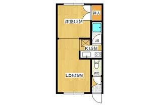 オヴジェ【1階】の間取り