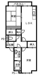 フレグランス川口【2階】の間取り