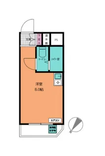 パールマンション万代橋【7階】の間取り