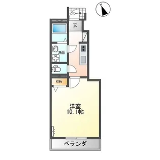 ロゼリア【1階】の間取り