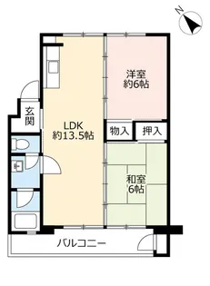 UR藤山台【2階】の間取り