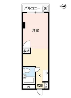 アップルアイレジデンス【2階】の間取り