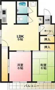 双秀ビル【8階】の間取り
