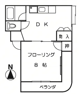 メゾンレバンテ 2階の物件【3階】の間取り