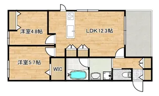SOURA 武蔵小杉~ソウラ ムサシコスギ~【2階】の間取り