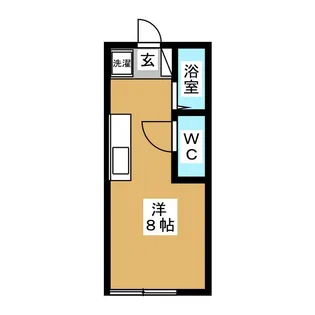 1Rの間取り画像