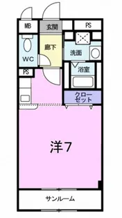 シャルマンロード【3階】の間取り