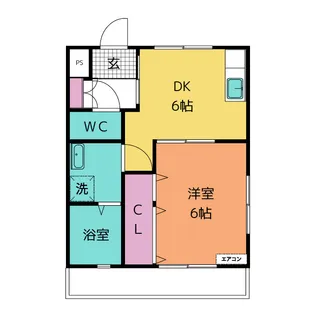 クレイン園【2階】の間取り