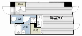 カレッジ鴨池【2階】の間取り
