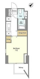 パークフラッツ祐天寺【3階】の間取り