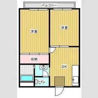 アーバンスケープ大江A【2階】の間取り