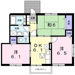 モ・メゾンA【1階】の間取り