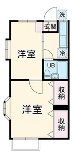 第3小柳コーポ【2階】の間取り