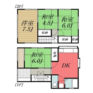 千葉県市原市馬立【一戸建】の間取り