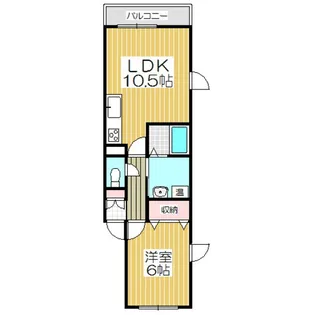 デリス・メゾン【1階】の間取り