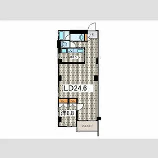神奈川県横浜市中区山手町【マンション】の間取り